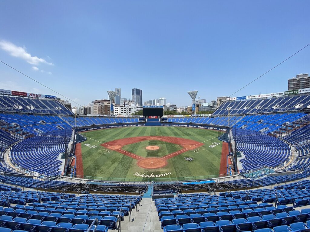 横浜スタジアムの内景
